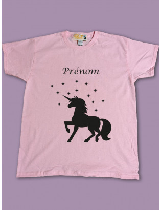 Licorne 2 personnalisable - tee-shirt enfant 2-3 ans