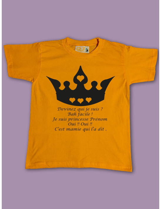 Devinez qui je suis? personnalisable - tee-shirt enfant 7-8 ans Devinez qui je suis? personnalisable - tee-shirt enfant 7-8 ans