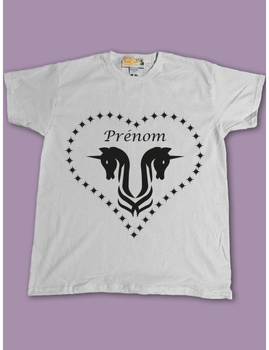 Licorne 1 personnalisable - tee-shirt enfant 7-8 ans Licorne 1 personnalisable - tee-shirt enfant 7-8 ans