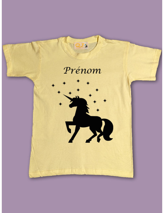 Licorne 2 personnalisable - tee-shirt enfant 9-11 ans