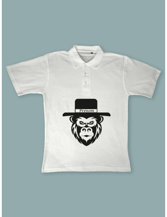 Le singe rigolo avec son chapeau personnalisable tee-shirt 5 Le singe rigolo avec son chapeau personnalisable tee-shirt 5