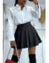 Chemise blanche classique en coton - 1