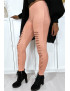 Legging rose effilé à l'avant et doublé en dentelle - 6