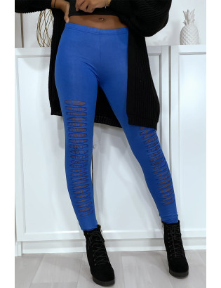 Legging royal effilé à l'avant et doublé en dentelle - 3