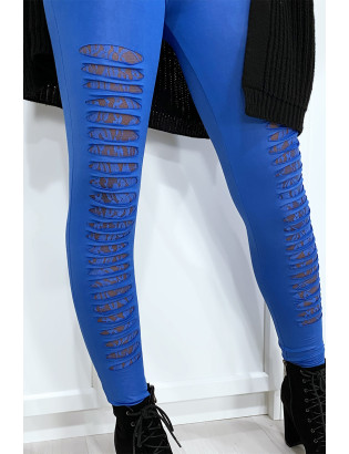 Legging royal effilé à l'avant et doublé en dentelle - 4