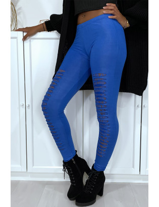 Legging royal effilé à l'avant et doublé en dentelle - 6