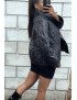 Manteau matelassé noir très chic et ajustable

 - 3
