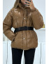Superbe doudoune camel matelassé 4 en 1 - 7