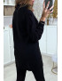 Robe noir scintillante à manches bouffantes - 5