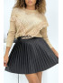Pull camel col montant femme - 6