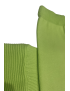 Ensemble pull col roulé over size et jegging en maille côtelé extensible pistache - 3