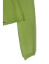 Ensemble pull col roulé over size et jegging en maille côtelé extensible pistache - 4