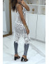 Tunique de plage en crochet blanche - 3