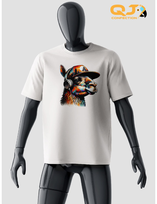T-shirt Urbain "Chameau DJ" T-shirt Urbain "Chameau DJ"