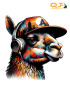 T-shirt Urbain "Chameau DJ"