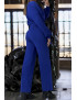 Ensemble 3 pièces gilet débardeur et pantalon palazzo royal - 3