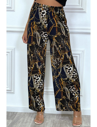 Pantalon palazzo marine insipi luxe - 3