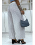 Pantalon imprimé fluide blanc - 3