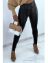 Legging noir effet 3D motif Python - 2