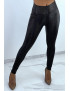 Legging noir effet 3D motif Python - 4