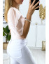 Body rose avec manches en voiles - 4
