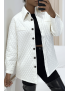 Manteau blanc matelassé - 3