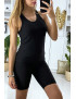 Ensemble cycliste et débardeur push up noir - 2