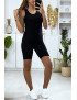 Ensemble cycliste et débardeur push up noir - 3
