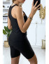Ensemble cycliste et débardeur push up noir - 6