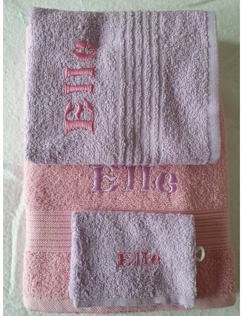 copy of SET DE BAIN PERSONNALISE "LUI" EN MARRON