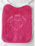 LOT DE 4*BAVOIRS PERSONNALISES FILLE "ROSE FUSCHIA"-