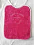 LOT DE 4*BAVOIRS PERSONNALISES FILLE "ROSE FUSCHIA"-